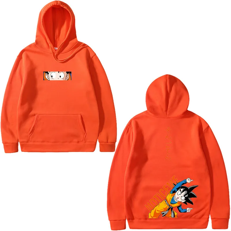 Харадзюку японская манга Sudadera Dragon Ball толстовки для мужчин и женщин любителей хип-хоп Goten трусы плюс бархатные Свободные толстовки для пар