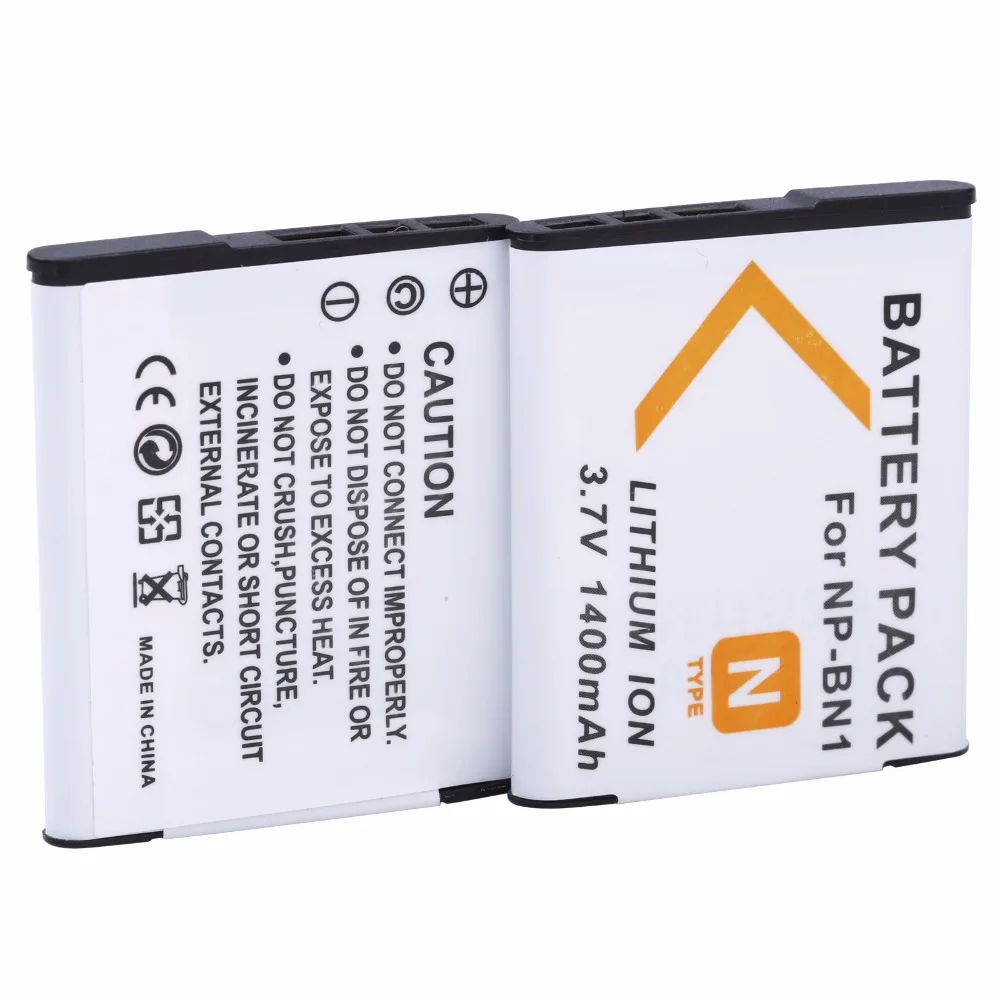 2 шт. PROBTY NP-BN1 NPBN1 NP BN1 Батарея для SONY CyberShot DSC TX9 T99 WX5 TX7 W390 W380 W350 W360 QX100 W370 W730 Камера |