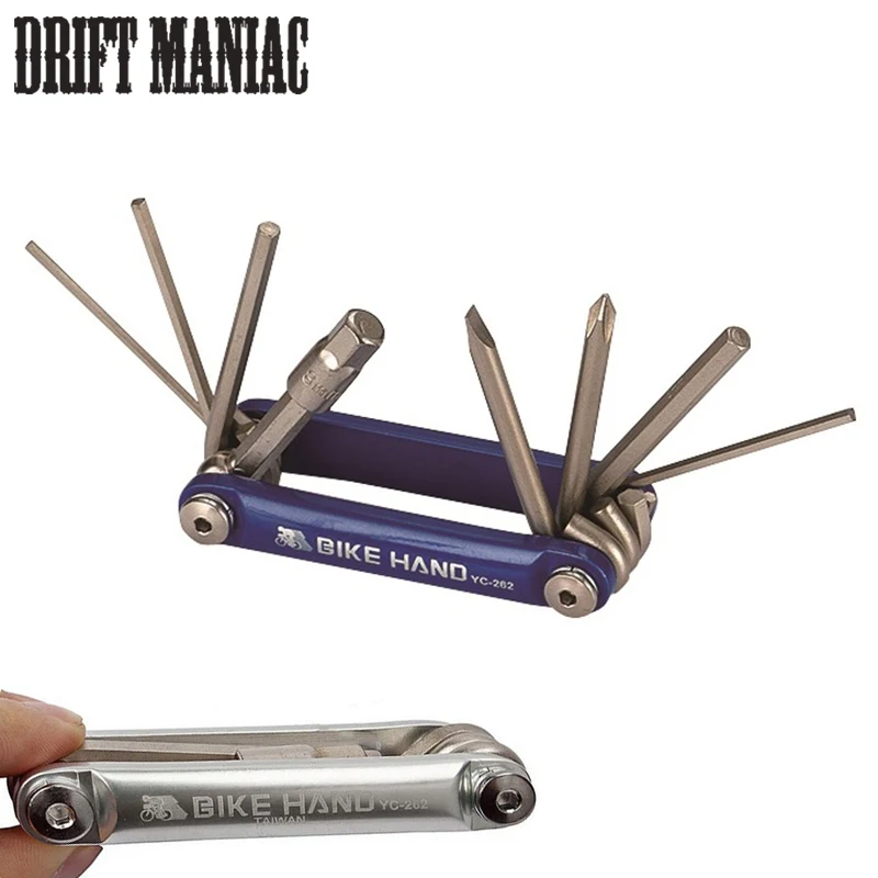 Buy 9 in 1 Bicycle Multifunction Repair Tools Kit Fold