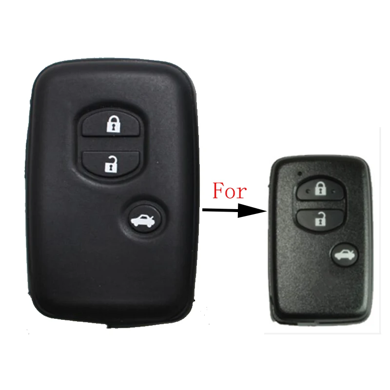 

Silicone Black Car Key Case For Toyota Land Cruiser Prado 150 Avensis Prius Crown For Subaru Forester XV Key Set Remote Cover