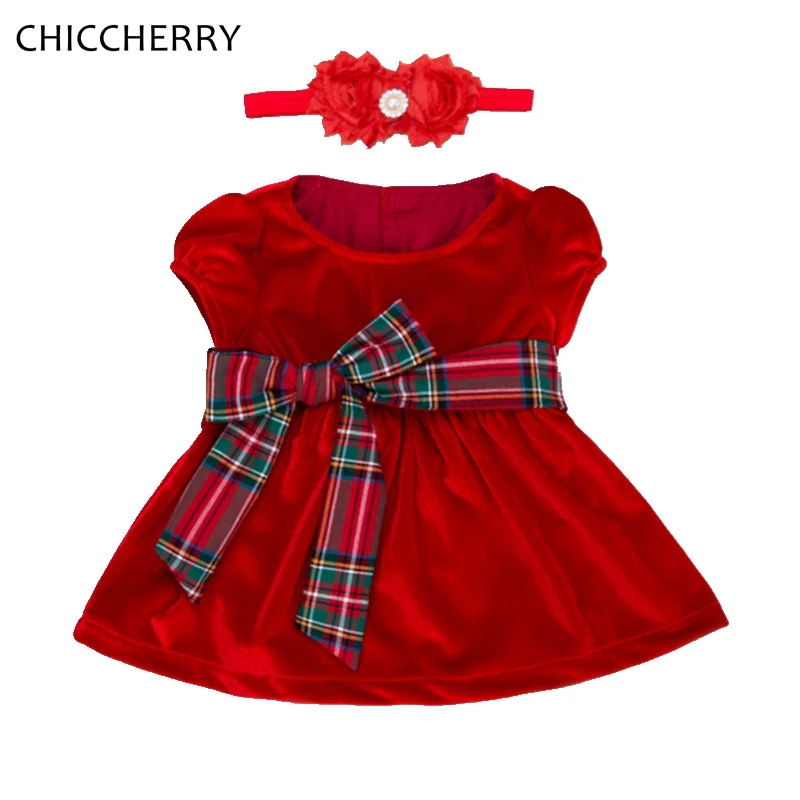 Terciopelo rojo Niñas vestido bebe vestido de infantil niños ropa de fiesta bebé Navidad trajes|infant wedding|vestido bebeinfant wedding dress - AliExpress