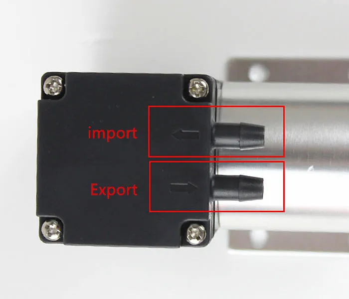 DC 12 V вакуумный насос Малый отрицательное давление всасывания suctio диафрагменный насос 12 л/мин-80 кПа