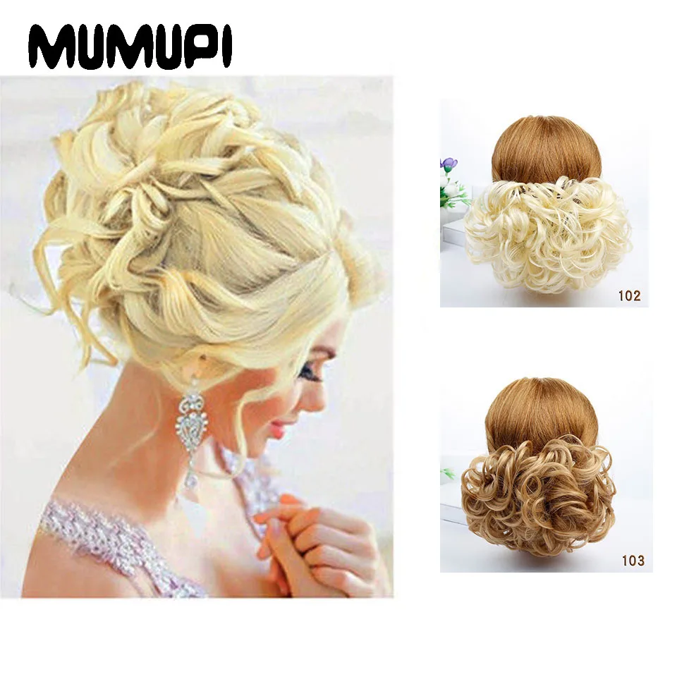 MUMUPI Scrunchie элегантные красивые волосы булочка шиньон два пластиковых гребень