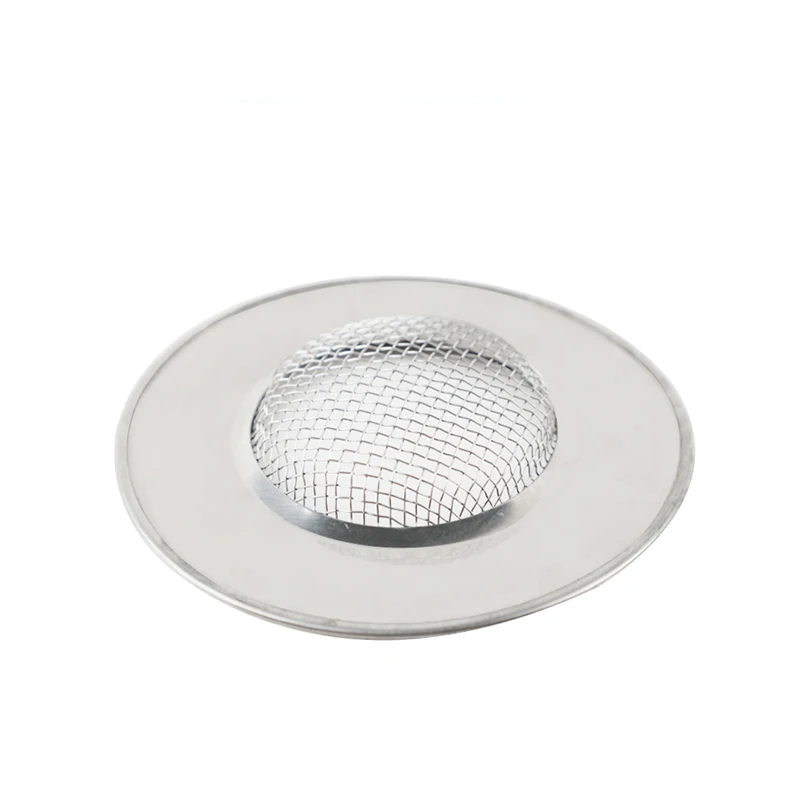 1Pc Stainless Steel Sewer Filter Kitchen Sink Drain Anti-clogging Floor Drain Net Hair Stopper Strainer Bathroom Accessories