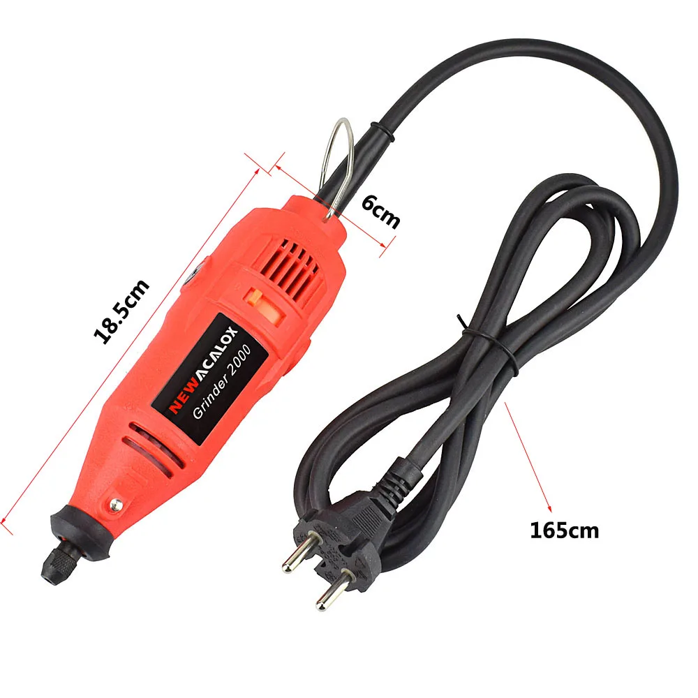 NEWACALOX EU 130W Mini Electric Drill Engraver for