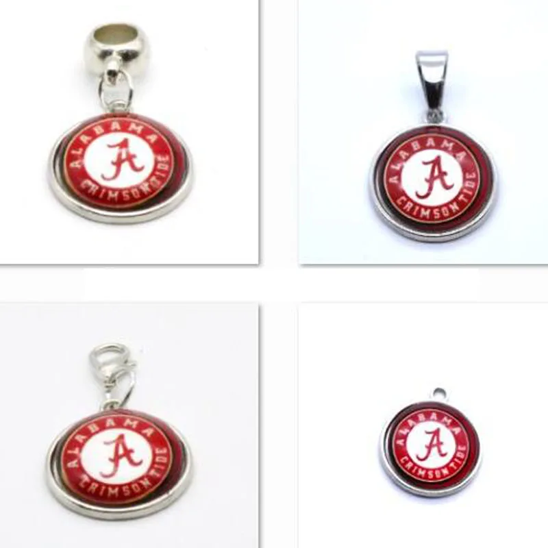 

2016 New Fashion Jewelry Alabama Crimson Tide NCAA Charm Pendant Fit Bracelet DIY Dangle Charms Women Gifts