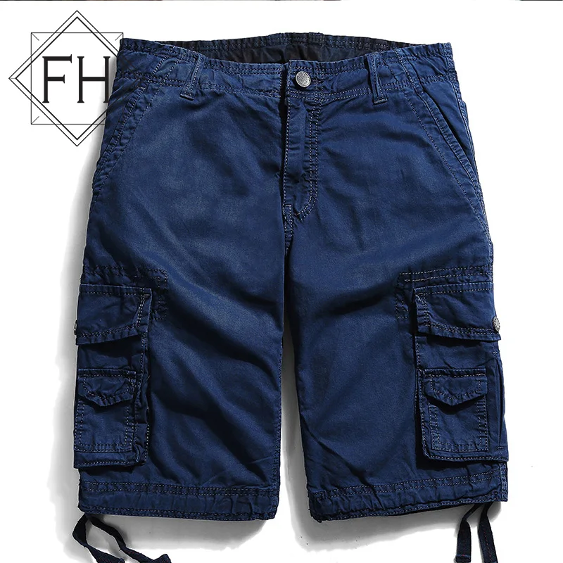 FuHao Hot Men's Designer Men's Cargo Short Multiple Pocket Workout