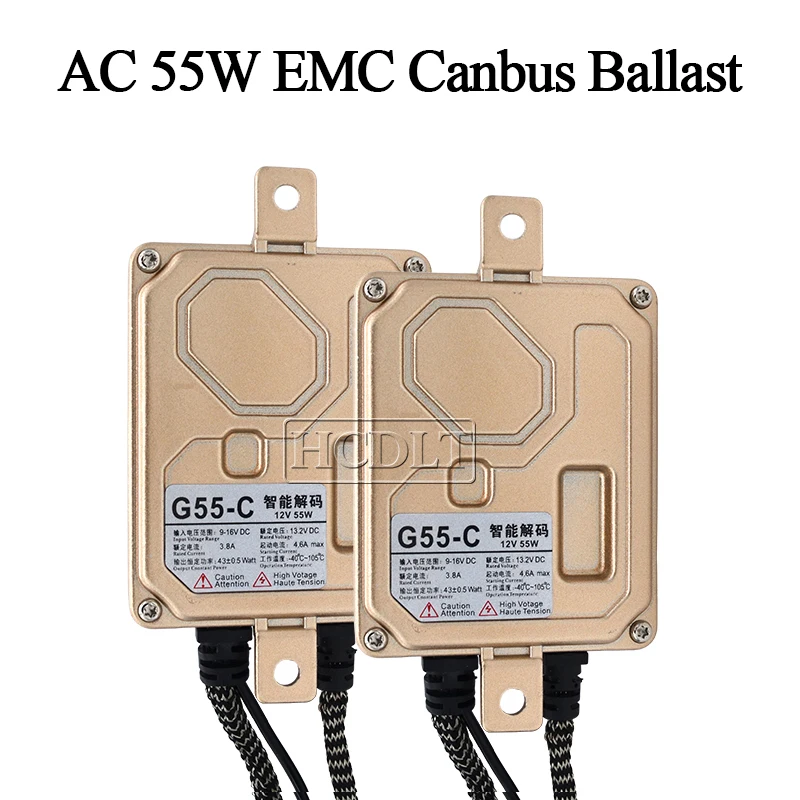 HCDLT супер Canbus HID комплект ксеноновых передних фар 55 Вт H1 H3 H7 H11 9005 9006 9012 D2H 5500K