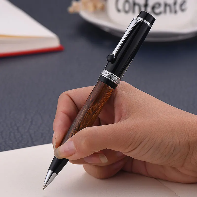 Высокое качество модная деревянная ручка деревянная Бизнес Офис Шариковая ручка Бизнес школьная студент письменный стол канцелярский подарок; ручка