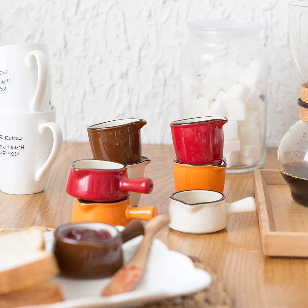 

Japanese Ceramic Milk Jug Milk Thistle Seasoning Jar Home Kitchen Supplies Tableware Seasoning Utensils