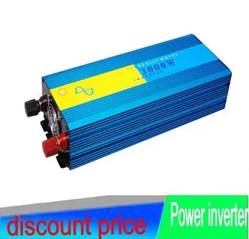 

Digital display 3000W 12V/24VDC 110V/220VAC Pure Sine Wave Solar Inverter or Wind Inverter, Surge Power 6000W