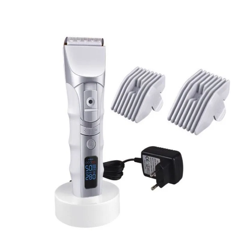 Electric Professional Hair Clippers 5 Speed Rechargeable LCD Display Haircut &amp Beard Trimmer Cordless Precision | Бытовая техника