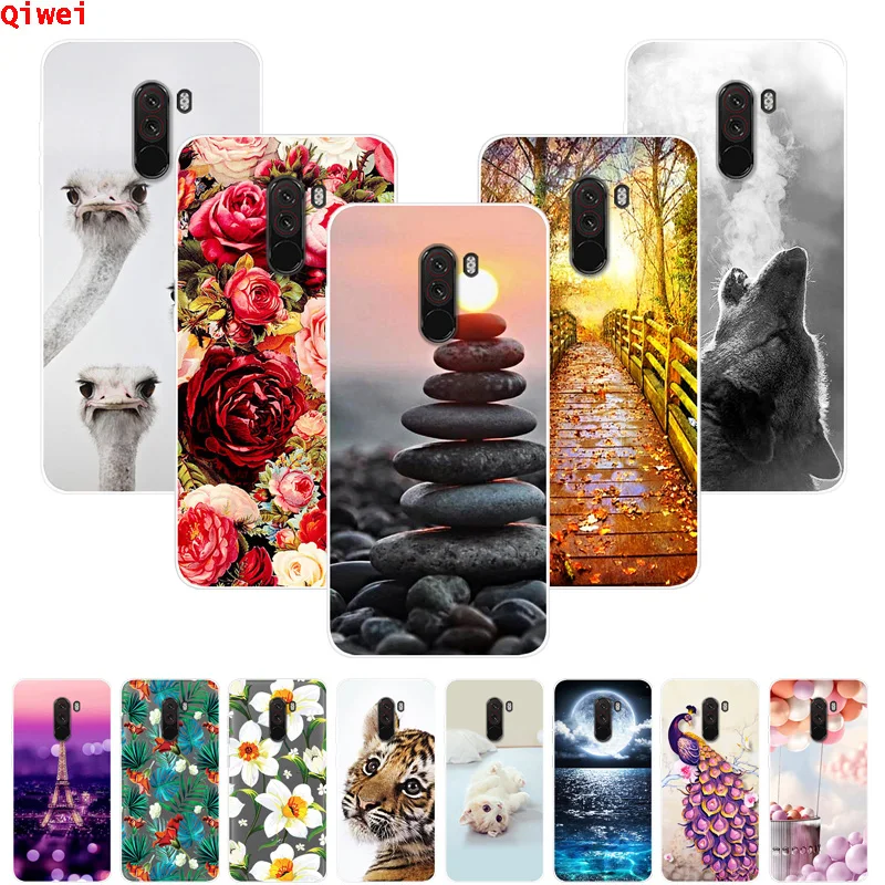 

Phone Case Coque For Xiaomi Pocophone F1 Case Silicone TPU Protective Cover For Xiaomi Poco F1 Case Funda 2019 Painted Soft Capa