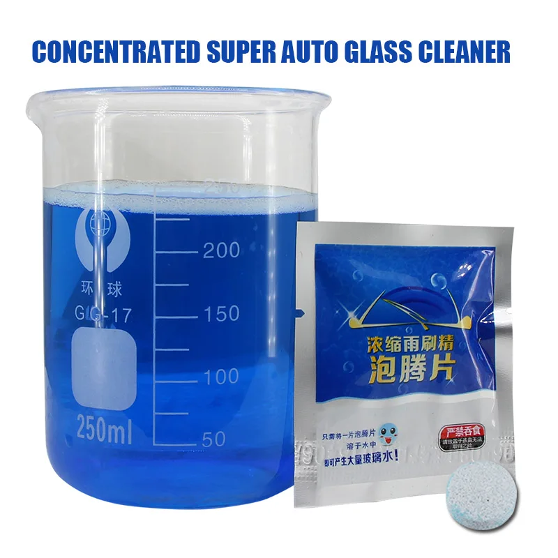 Car Windshield Washer Fluid Tablets Car Glass Solid Wiper Easy To
