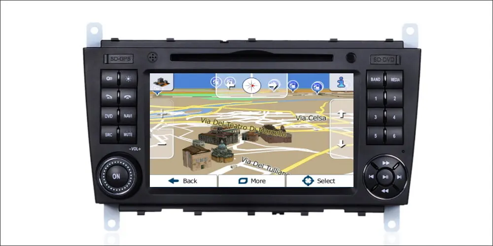 Cheap Liislee Car Android Multimedia For Mercedes Benz CLC CL203 W203 2004~2010 Radio DVD Player GPS Nav Navigation Audio Video System 18