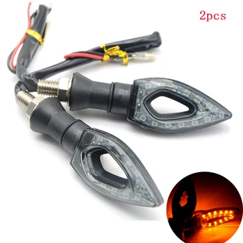 

for High quality 1 pair of Universal LED Motorcycle Turn Signal Indicators Lights/lamp Easy to install for ktm bmw yamaha hinda