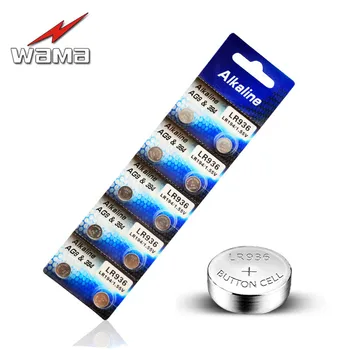 

40x Wama AG9 Watch Coin Batteries 394 L936 LR45 194 1.55V Electronic Card Installed Alkaline Button Cell Batteries Drop Ship