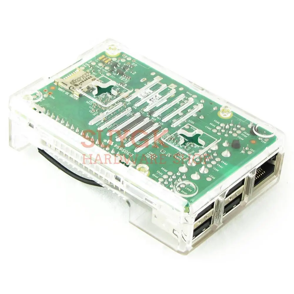 Raspberry PI 3 model B + plus прозрачный чехол оболочка корпус для 2 PI3 Model 3B|Аксессуары