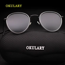 Для женщин солнцезащитные очки черный/синий/розовый цвет UV400