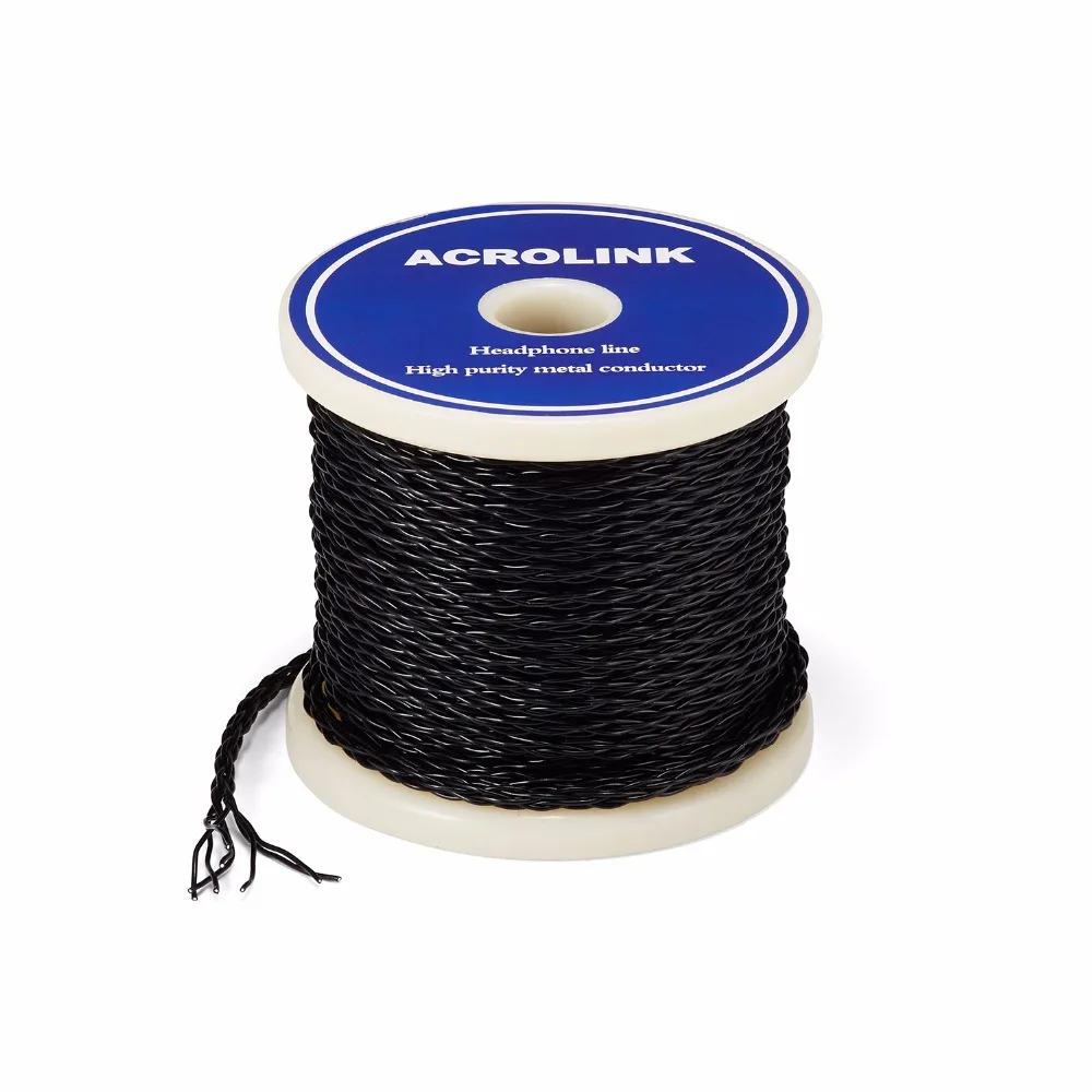 99.9998% 5N Solid проволока из чистого серебра HIFI Audio DIY RCA кабель для колонок AUX Line