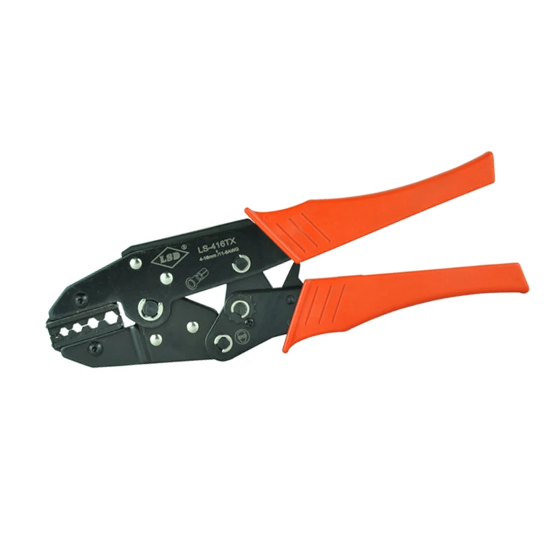 

Ratcheting Crimping hand tools LS-416TX for non-insulated cable lugs 4-16mm2 12-6AWG crimper pliers