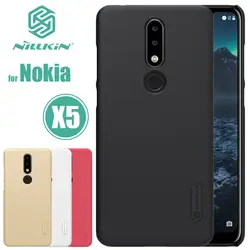 Для Nokia X5 2018 чехол Nillkin Super Frosted Shield для NokiaX5 твердый переплет ПК чехол для Nokia 5,1 плюс TA-1109 чехол для телефона