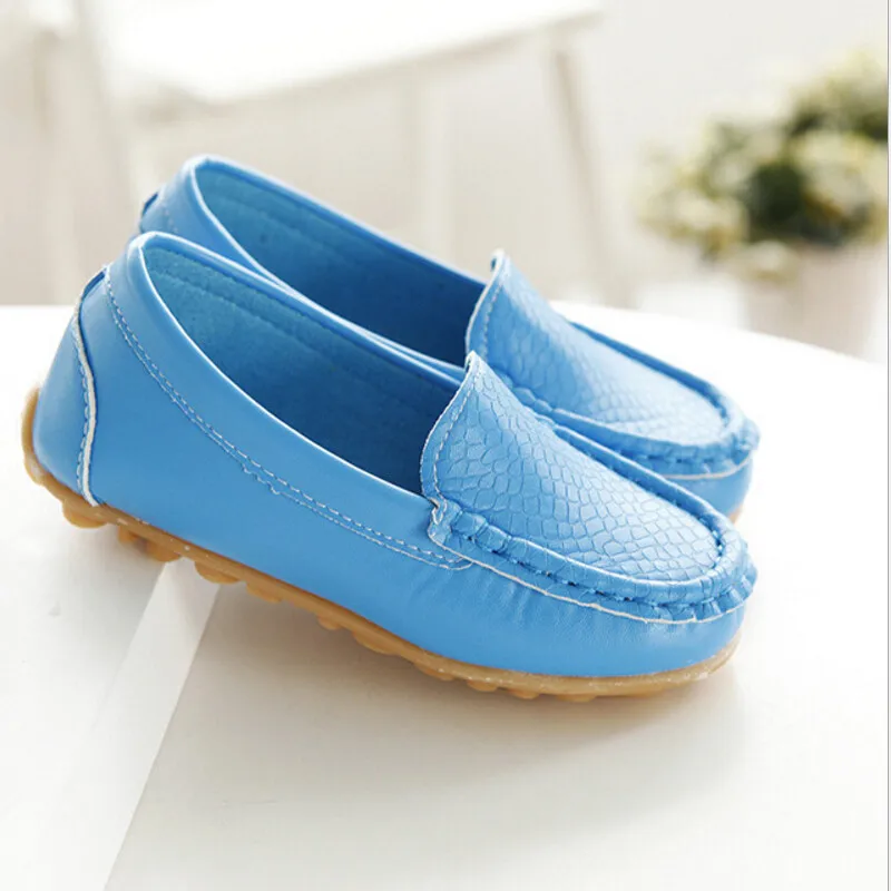 

Spring new style baby boy leather shoes girls roller sneakers non-slip child Casual shoe kids soft PU Peas shoes for boys