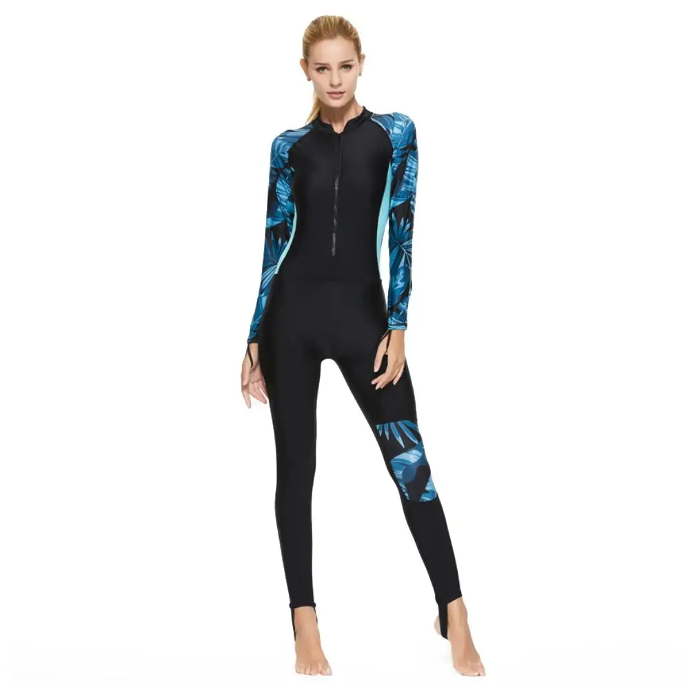 Women Lycra Wetsuit Quick-dry One Piece Surfing Spearfishing Swimsuits Jumpsuit Padded Scuba Diving Triathlon Wet Suit