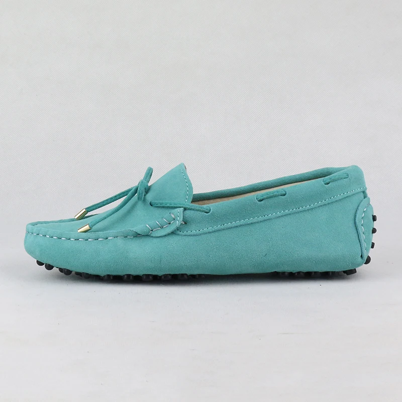 Women Shoes Genuine Leather Flat Shoes Casual Loafers Flats Moccasins Lady Driving