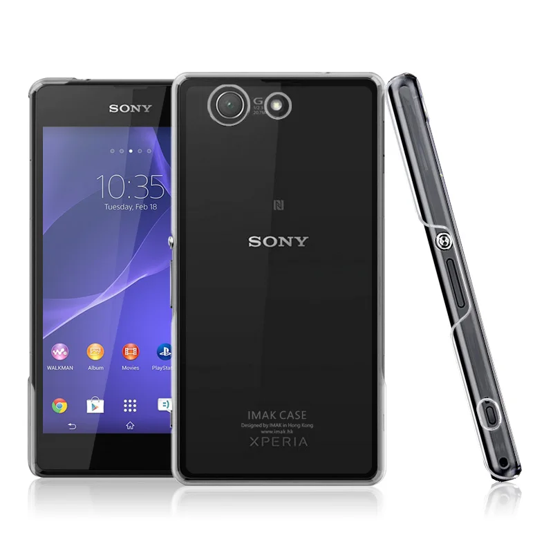 Прозрачный кейс для ПК Sony Xperia Z3 Compact Z3mini M55W износостойкий жесткий прозрачный