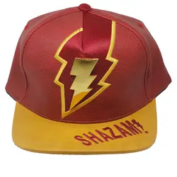 Marvel Shazam cos шапки модные индивидуальные хип хоп Мужская Бейсболка snapback Регулируемый Открытый Солнцезащитный Крем холст gorras petten