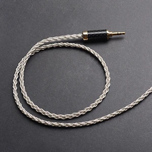 OKCSC разъем MMCX обновление кабеля наушников Замена шнура для DIY наушников SHURE SE215 SE315 SE425 SE535 SE846 UE900S - Цвет: Single crystalsliver