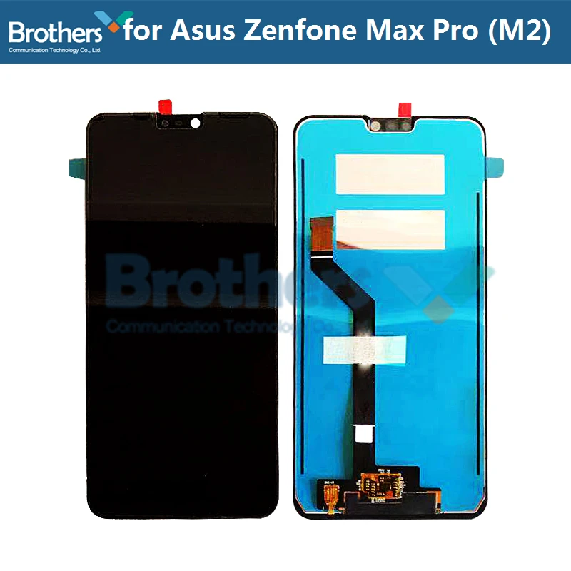 LCD Screen for Asus Zenfone Max Pro (M2) LCD Display Touch Screen Digitizer for Asus ZB631KL LCD Assembly 6.26'' Replacement New (2)