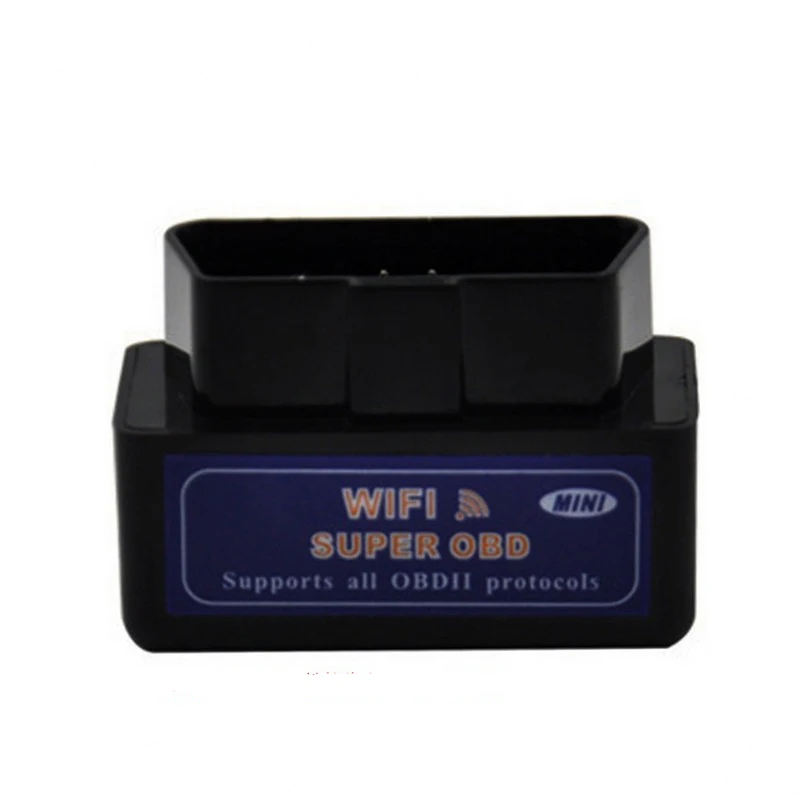 100 шт./лот мини ELM327 Wifi V1.5 OBDII/OBD2 Авто сканер инструмент Поддержка Android и IOS системы ELM 327 Wifi Поддержка протоколы OBD II