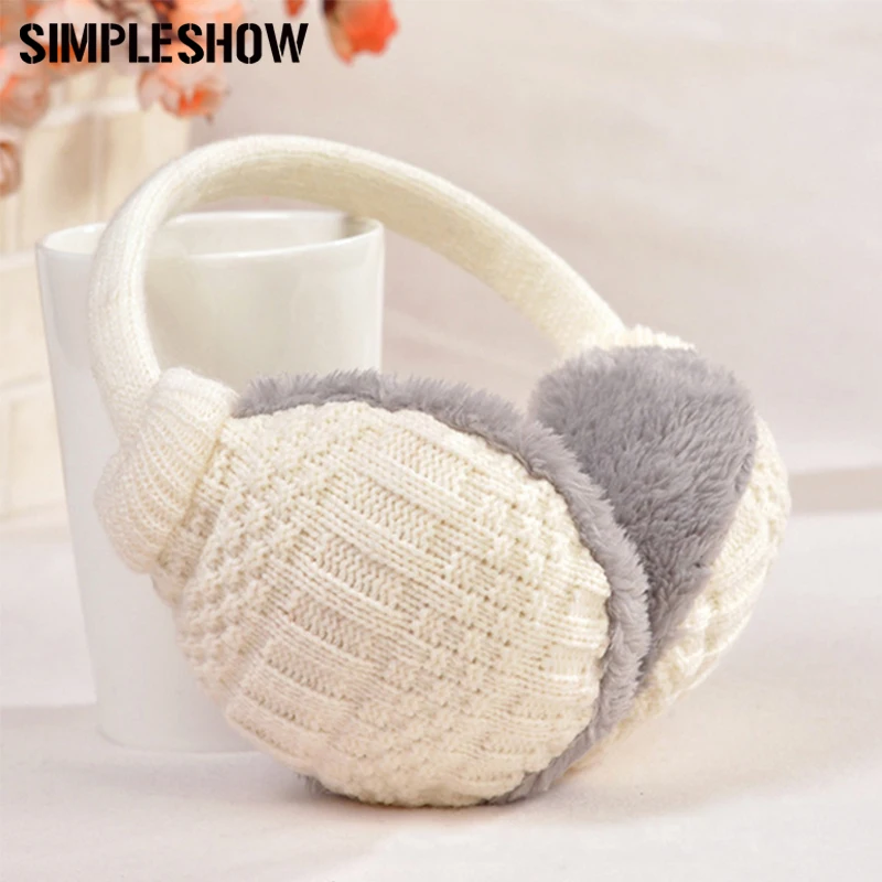 2018 Winter Warm Earmuffs Knitted Children Ear Muffs For Boy Earmuffs