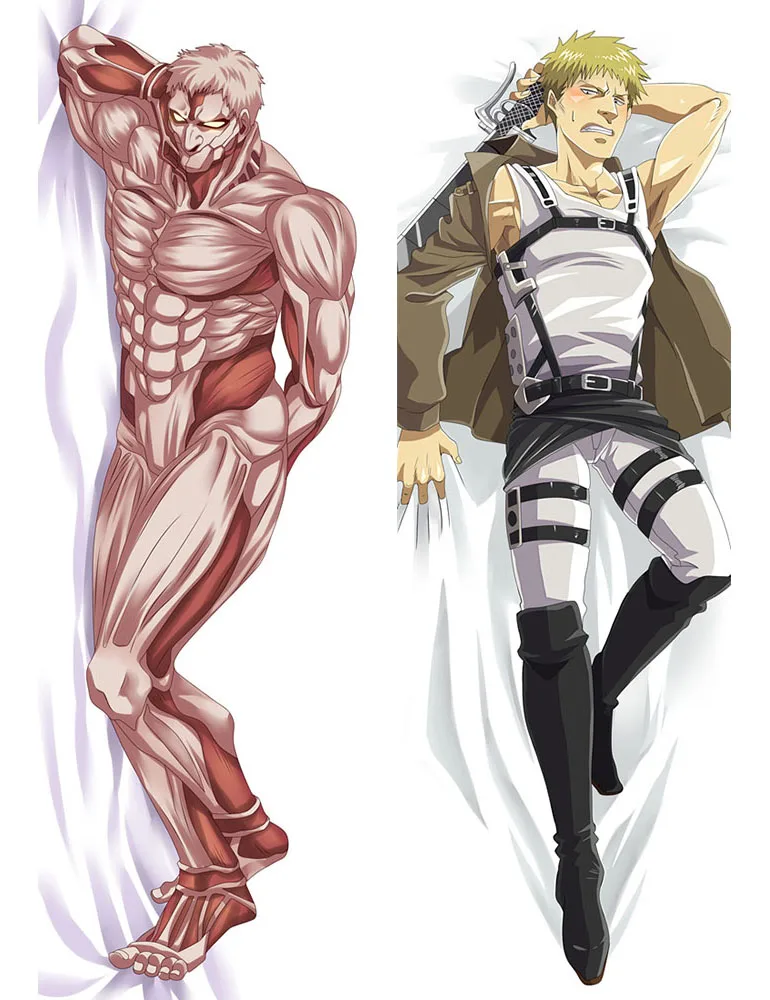 Обновление Аниме Shingeki no Kyojin атака на Титанов Eren Jaeger Ackerman Levi Ymir Подушка «Dakimakura» чехол обнимающий тело наволочка