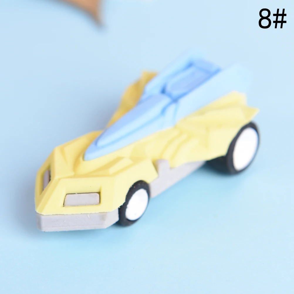 1 шт. kawaii креативный мальчик игрушка Новинка 3D маленький автомобиль резиновый ластик канцелярские товары школьные офисные принадлежности подарки для детей
