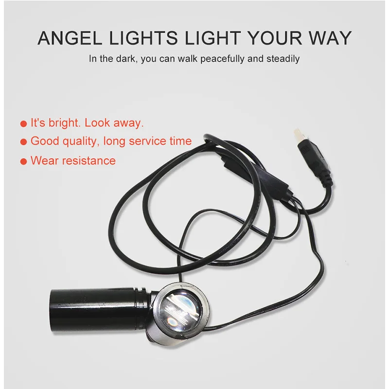 Clearance Electric Scooter Light Angel Wing Light E Scooter Decoration Spot Light with USB Port for Electric Skateboard Hoverboard Scooter 0