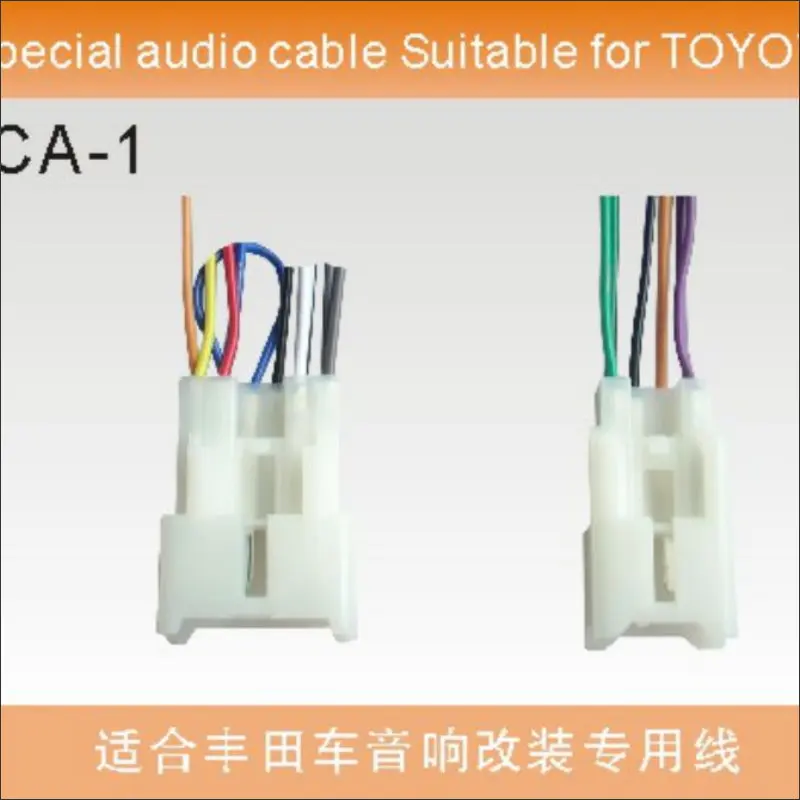 Plugs Into Factory Harness For TOYOTA Radio Power Wire Adapter