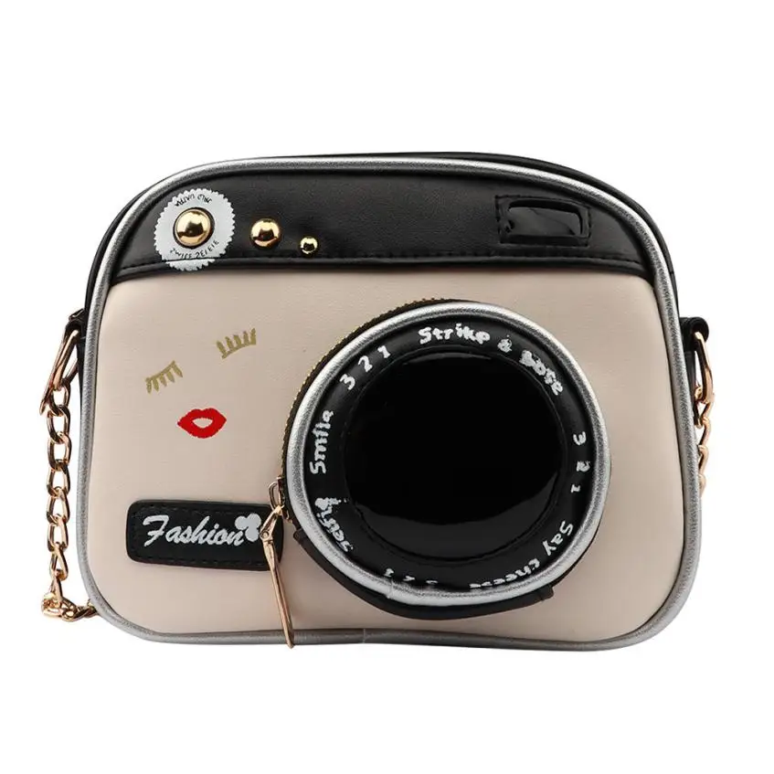 

Bags For Women 2019 Lady Camera Bag Women Handbag Chain Messenger Female Crossbody Zipper Creative Jewelry Packaging Display
