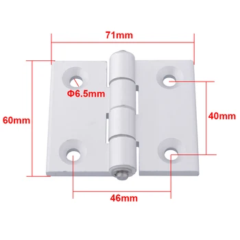 

3pcs 4545 Aluminum Profile Accessories 71x60mm 4 hole Door Frame Hinges Corner Connector Cupboard Cabinet