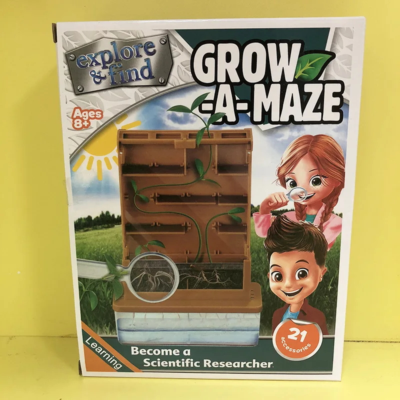 Billig Kinder Biologie Wissenschaft Experiment spielzeug Anlage Krieg Labyrinth Wachsen ein Labyrinth Kit Simulation modell STEM Spielzeug Kid Wissenschaft Lehrmittel