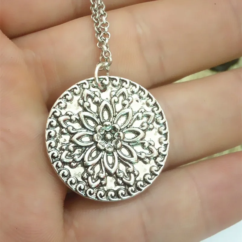 silver dahlia jewellery