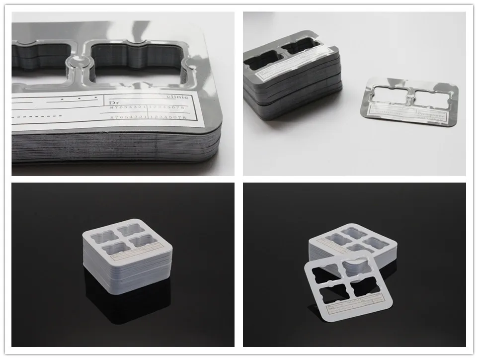 Dentist Equipme 50Pcs 2 Holes & 50 Pcs 4 Holes Universal X Ray Film