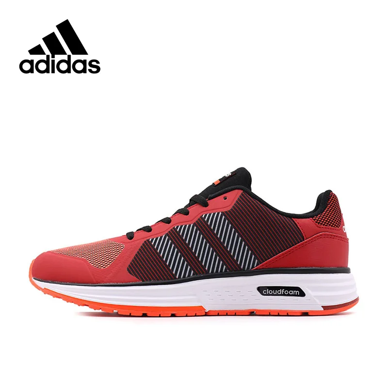 Adidas Shoes FINALE EVO Red Men Sneakers Classic Breathable Trainers Lace-up Low Cotton Fabric Adidas Sports Shoes For Men