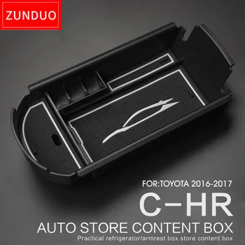 

ZUNDUO Car Armrest Box Storage For C-HR CHR 2016 2017 2018 2019 Interior Accessories Stowing Tidying RED BLUE WHITE