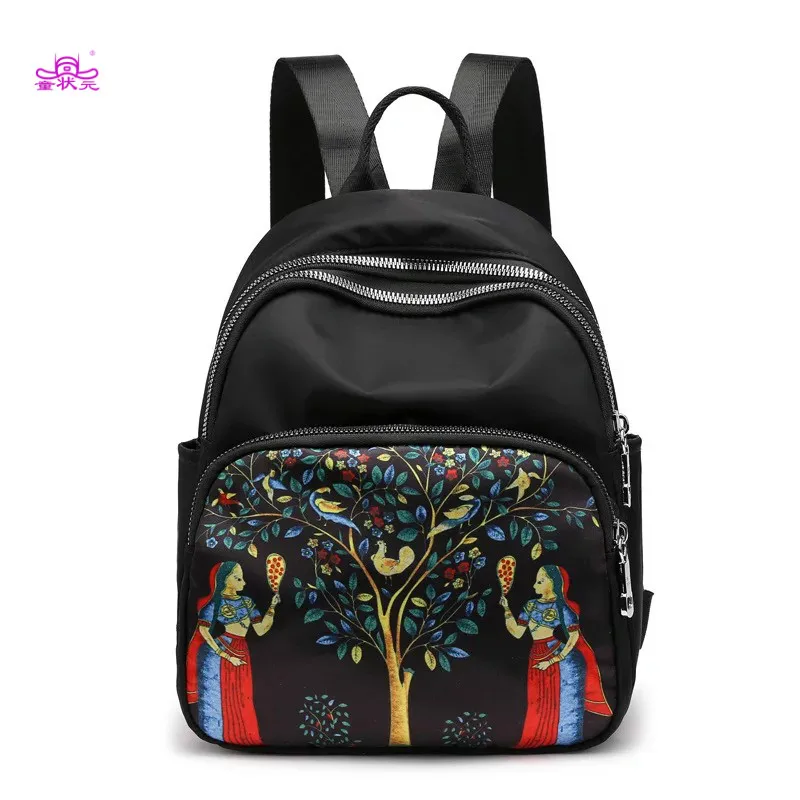 

2019 The New Waterproof Oxford Women Backpack Printing Travel Softback Female Bag Men Backpack School Backpack For Teenage Girls