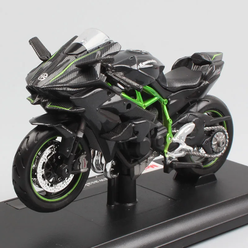 1:18 Масштаб Мини maisto Kawasaki Ninja H2 H2R литье под давлением улица Суперспорт велосипед Трейл гоночный мотоцикл модельная игрушка для детей мальчиков