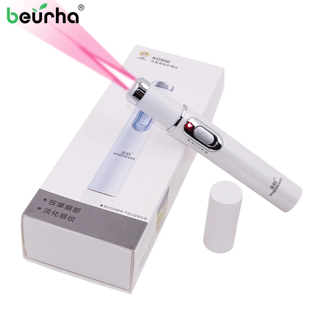 Dropship Medical Red Light Therapy Laser Pen Soft Scar Wrinkle Eye Wand