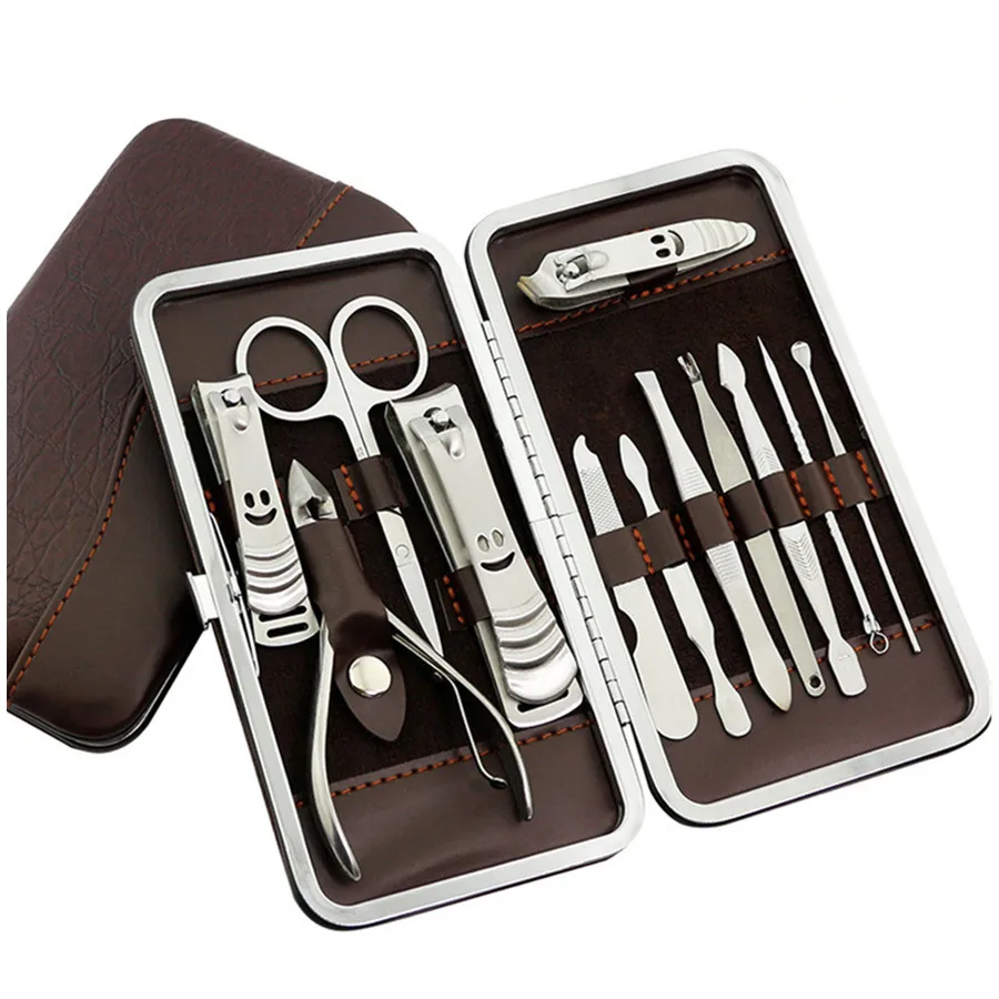 12 Pcs/Set Professional Nail Clippers Cuticle Nipper Pedicure Manicure